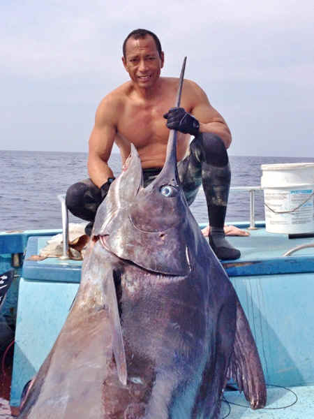 LOOK BEHIND YOU! - Spearfishing Kona, Hawaii
